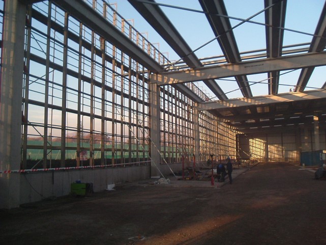 Interior estructural Mall Plaza Sur